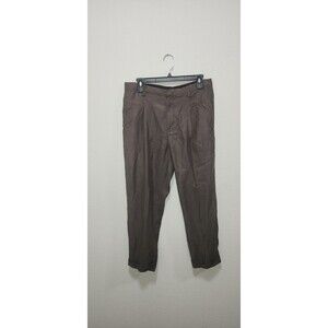 Vince Brown Bemberg And  Cotton Silky Feel Dressy Ankle Pants  Work Size  10